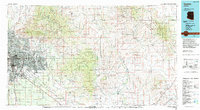 Tucson 1994 topographic map thumbnail