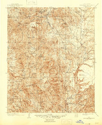 Bradshaw Mountains 1903 topographic map thumbnail