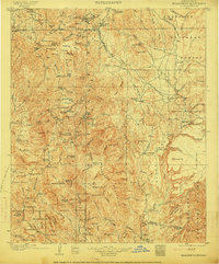 Bradshaw Mountains 1903 topographic map thumbnail
