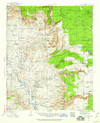 Camp Verde 1932 topographic map thumbnail