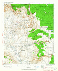 Camp Verde 1932 topographic map thumbnail