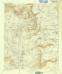 Camp Verde 1936 topographic map thumbnail