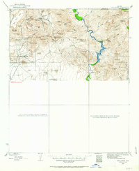 Cave Creek 1930 topographic map thumbnail