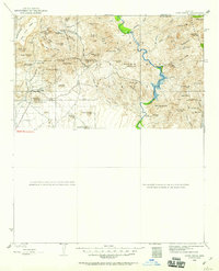 Cave Creek 1930 topographic map thumbnail