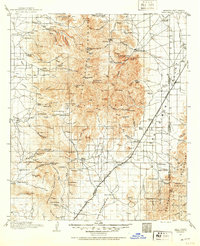 Chiricahua 1917 topographic map thumbnail