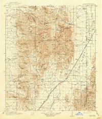 Chiricahua topographic map thumbnail