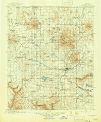 Flagstaff 1912 topographic map thumbnail