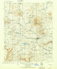 Flagstaff 1912 topographic map thumbnail