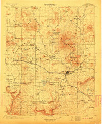 Flagstaff 1912 topographic map thumbnail