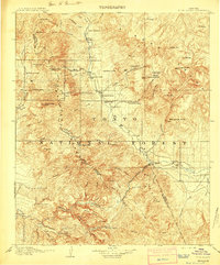 Four Peaks 1909 topographic map thumbnail