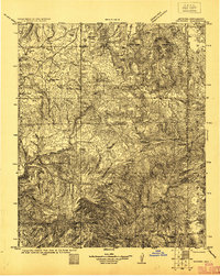 Nutrioso 1922 topographic map thumbnail