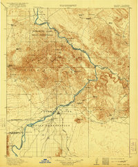 Parker 1911 topographic map thumbnail