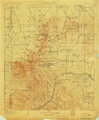 Patagonia 1905 topographic map thumbnail