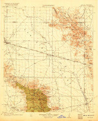 San Simon 1917 topographic map thumbnail