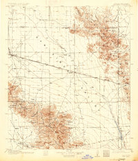 San Simon 1917 topographic map thumbnail