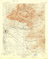 Tucson 1905 topographic map thumbnail