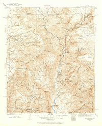 Turret Peak 1929 topographic map thumbnail