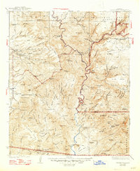 Turret Peak topographic map thumbnail