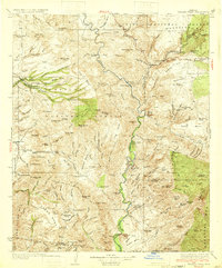 Turret Peak 1933 topographic map thumbnail