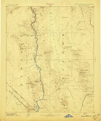 Camp Mohave 1892 topographic map thumbnail
