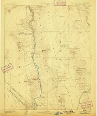 Camp Mohave 1892 topographic map thumbnail