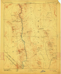 Camp Mohave 1892 topographic map thumbnail
