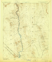 Camp Mohave 1892 topographic map thumbnail