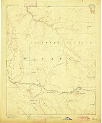 Chino 1891 topographic map thumbnail