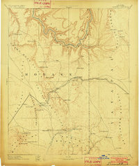 Diamond Creek 1892 topographic map thumbnail