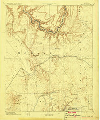Diamond Creek 1892 topographic map thumbnail
