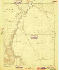 Echo Cliffs topographic map thumbnail