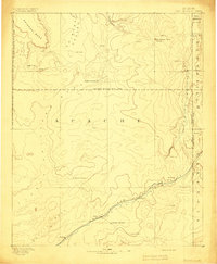 Fort Defiance 1892 topographic map thumbnail
