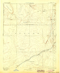 Fort Defiance 1892 topographic map thumbnail