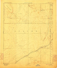 Fort Defiance 1892 topographic map thumbnail