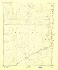 Fort Defiance 1892 topographic map thumbnail