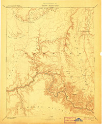 Kaibab 1886 topographic map thumbnail