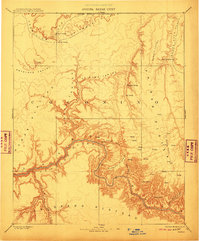 Kaibab 1886 topographic map thumbnail