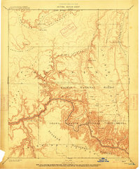 Kaibab 1886 topographic map thumbnail