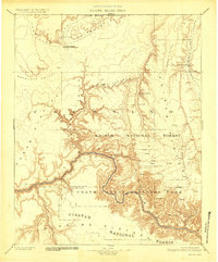 Kaibab 1886 topographic map thumbnail