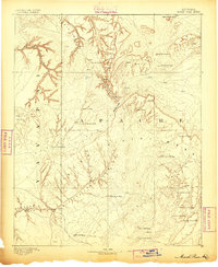 Marsh Pass 1883 topographic map preview