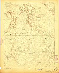 Marsh Pass 1892 topographic map thumbnail
