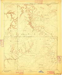 Marsh Pass 1892 topographic map preview