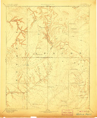 Marsh Pass 1892 topographic map preview