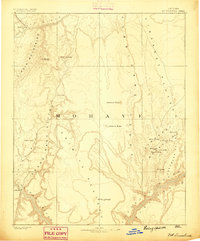 Mt. Trumbull 1886 topographic map thumbnail