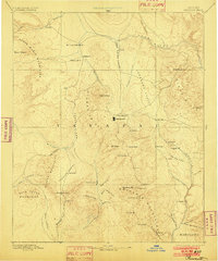 Prescott 1892 topographic map thumbnail