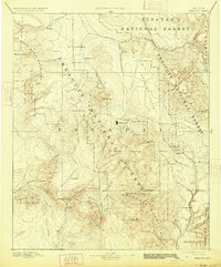 Prescott 1892 topographic map thumbnail