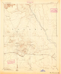 San Francisco Mtns 1894 topographic map thumbnail