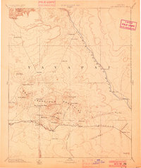 San Francisco Mtns 1894 topographic map thumbnail