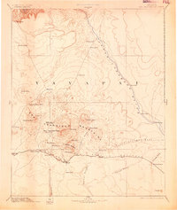 San Francisco Mtns 1894 topographic map thumbnail