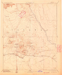 San Francisco Mtns 1894 topographic map thumbnail